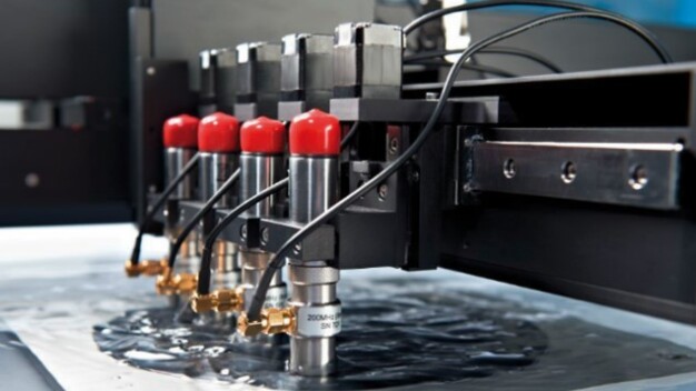 Ultraschallköpfe mit integrierten piezoelektrischen Dünnschichten. © PVA TePla Analytical Systems GmbH / Ultrasonic transducers with integrated piezoelectric thin films. © PVA TePla Analytical Systems GmbH