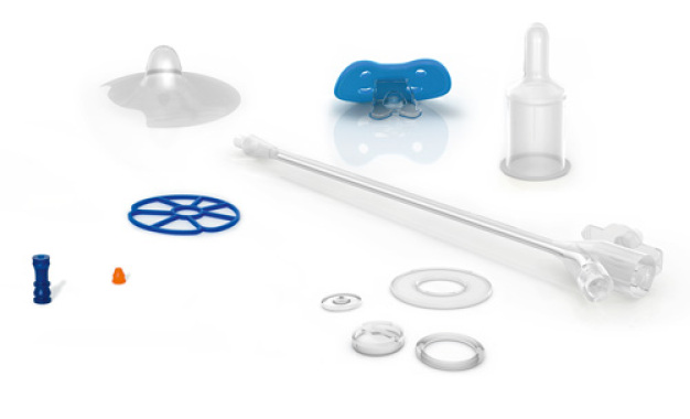 Silicone components manufactured in Trelleborg’s silicone center of excellence.