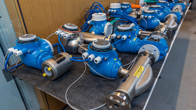 Fast alle Messprinzipien sind mit Ethernet-APL verfügbar: Durchfluss-, Temperatur-, Füllstands- und Druckmessumformer waren Teil des Lasttestaufbaus. / Most measuring principles are available with Ethernet-APL: Flow, temperature, level and pressure transmitters were part of the load test setup. Fast alle Messprinzipien sind mit Ethernet-APL verfügbar: Durchfluss-, Temperatur-, Füllstands- und Druckmessumformer waren Teil des Lasttestaufbaus. / Most measuring principles are available with Ethernet-APL: Flow, temperature, level and pressure transmitters were part of the load test setup.