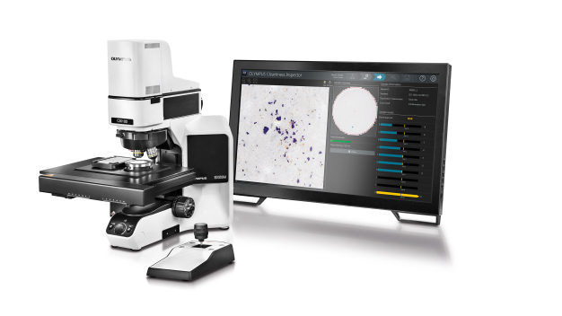 Abbildung 2: OLYMPUS CIX100 – Mikroskop-basierte Systemlösung für die Technische Sauberkeit.  