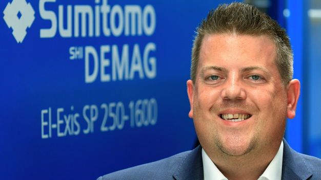 Christoph Wynands, Produktmanager für Verpackungsmaschinen bei Sumitomo (SHI) Demag. / Christoph Wynands, Product Manager for packaging machines at Sumitomo (SHI) Demag.