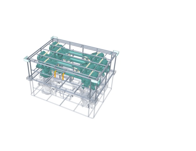 Standalone workpiece holders are an ideal solution for massive and heavy parts. (Image source: Metallform Wächter GmbH)