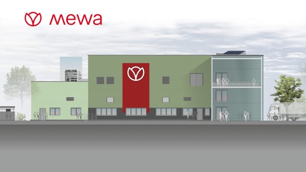 In direkter Nachbarschaft zu den vorhandenen Betriebsgebäuden baut Mewa eine zusätzliche Wäscherei für die Pflege von Reinraumtextilien. (Foto:Mewa)