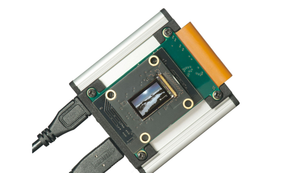 720p OLED-Mikrodisplay © Fraunhofer IPMS / 720p OLED microdisplay. © Fraunhofer IPMS