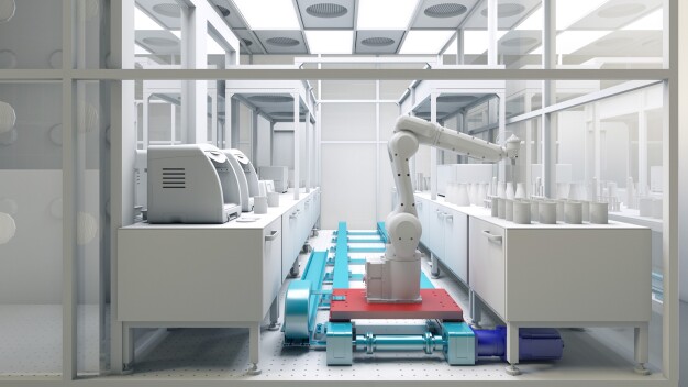 Auf Basis des Clean Room Systems ONE realisiert Rollon kundenindividuelle Verfahrlösungen für den Einsatz im Reinraum. (Copyright: Rollon GmbH)